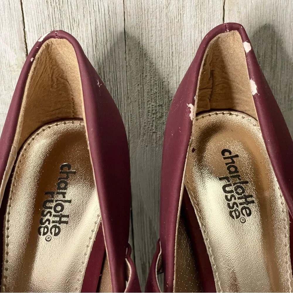 CHARLOTTE RUSSE Platform Stiletto Mary Jane Shoes - Picture 6 of 11